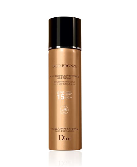 dior bronze huile en brume protectrice hale sublime|Dior Bronze Huile en brume protectrice hâle sublime SPF 15 .